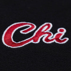 Chicago Bulls Women's Hardwood Classics Script Lightweight Sweatshirt - Black | Mitchell & Ness discount