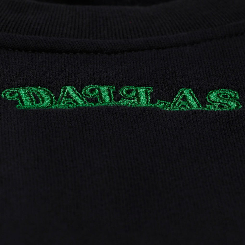 Dallas Mavericks Women's Hardwood Classics Script Lightweight Sweatshirt sale - Black | Mitchell & Ness for sale