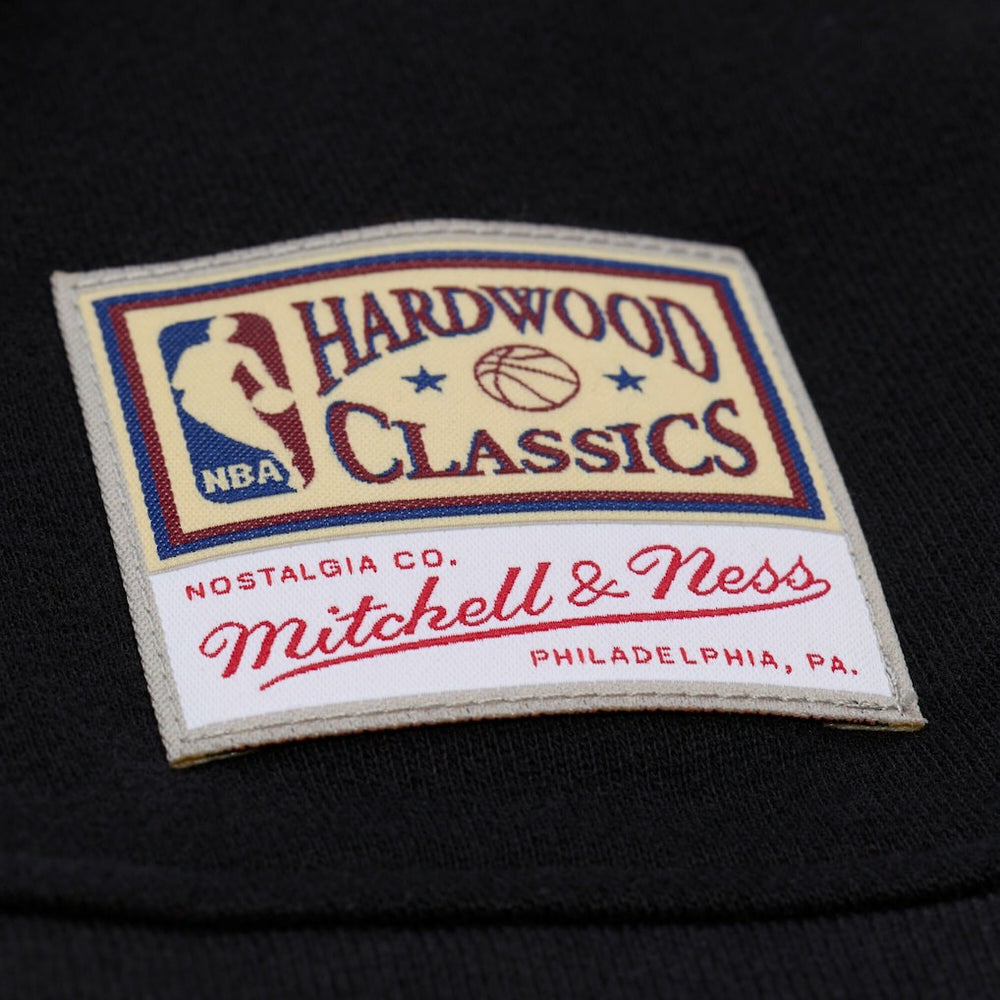 Denver Nuggets Women's Hardwood Classics Script Lightweight Sweatshirt sale - Black | Mitchell & Ness online