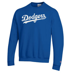 Los Angeles Dodgers Champion Powerblend Wordmark Sweatshirt - Royal