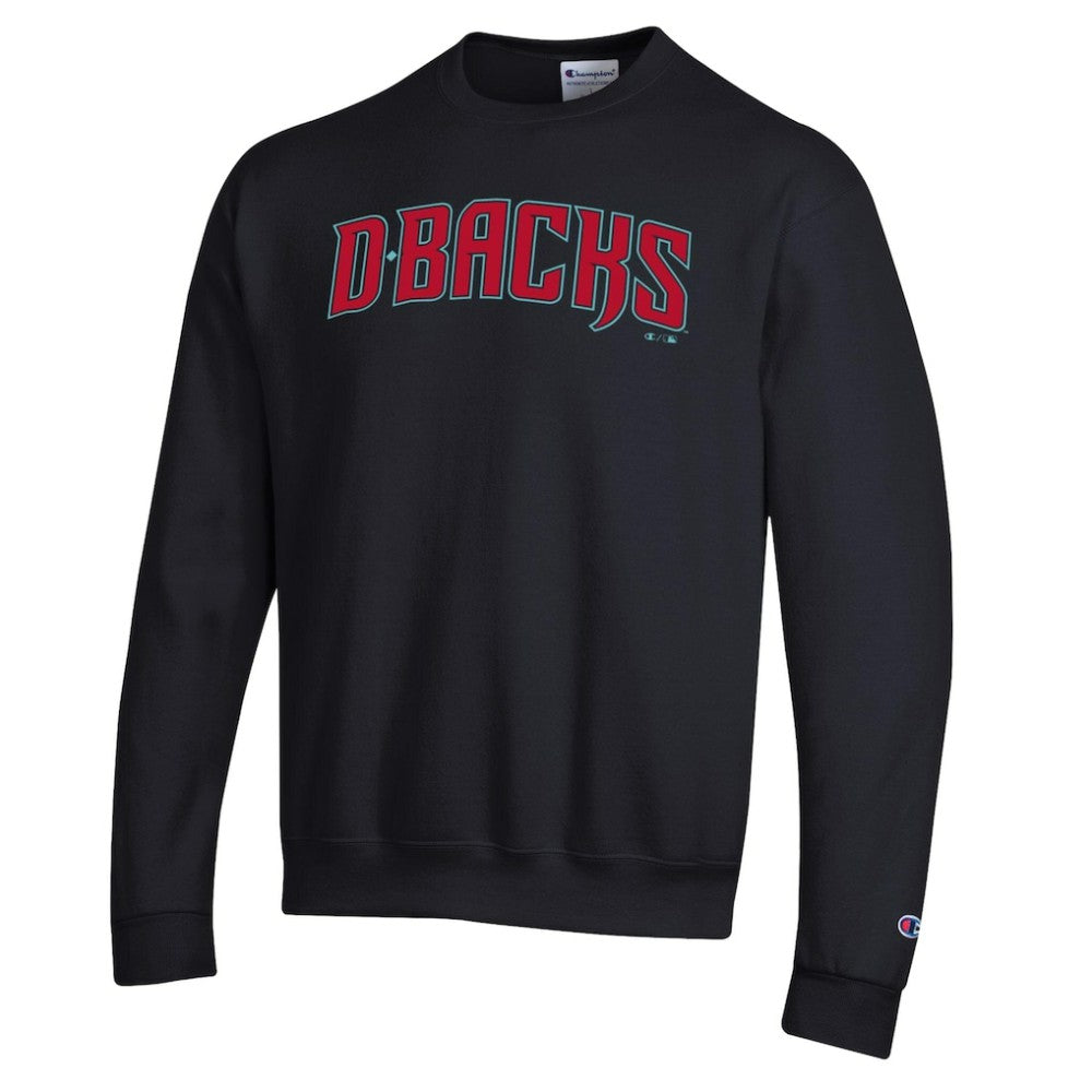 Arizona Diamondbacks Champion Powerblend Wordmark Sweatshirt - Black