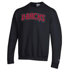 Arizona Diamondbacks Champion Powerblend Wordmark Sweatshirt - Black