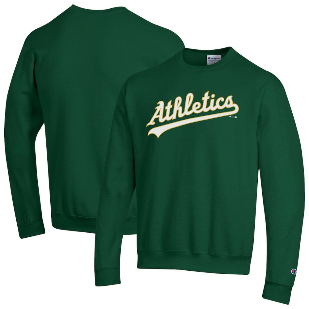 Athletics Champion Powerblend Wordmark Sweatshirt - Green