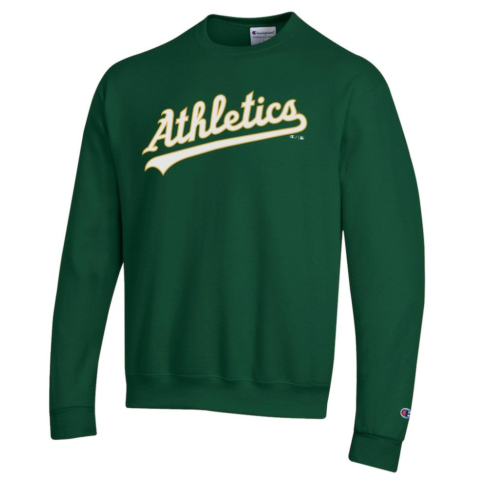 Athletics Champion Powerblend Wordmark Sweatshirt - Green