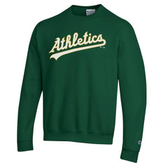 Athletics Champion Powerblend Wordmark Sweatshirt - Green