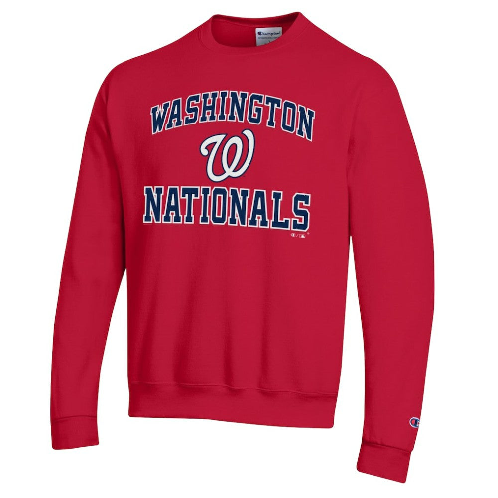 Washington Nationals Champion Heart & Soul Powerblend Sweatshirt - Red