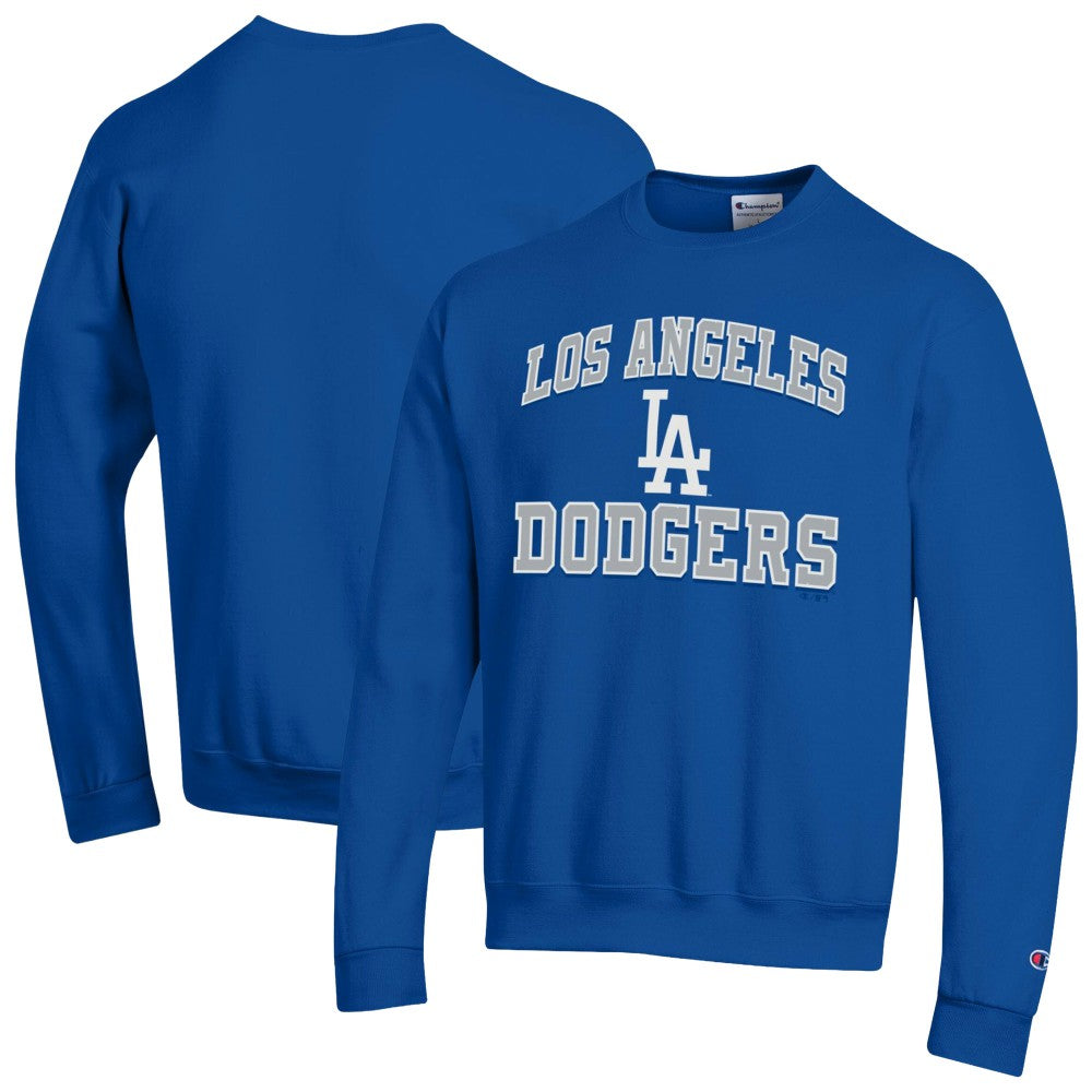 Los Angeles Dodgers Champion Heart & Soul Powerblend Sweatshirt - Royal