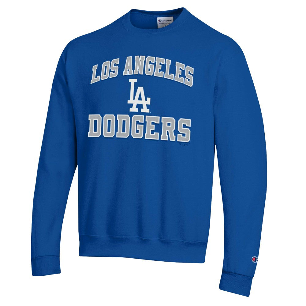 Los Angeles Dodgers Champion Heart & Soul Powerblend Sweatshirt - Royal