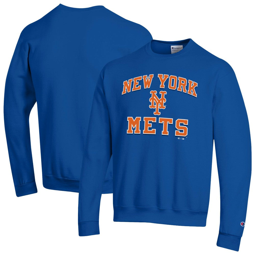New York Mets Champion Heart & Soul Powerblend Sweatshirt - Royal