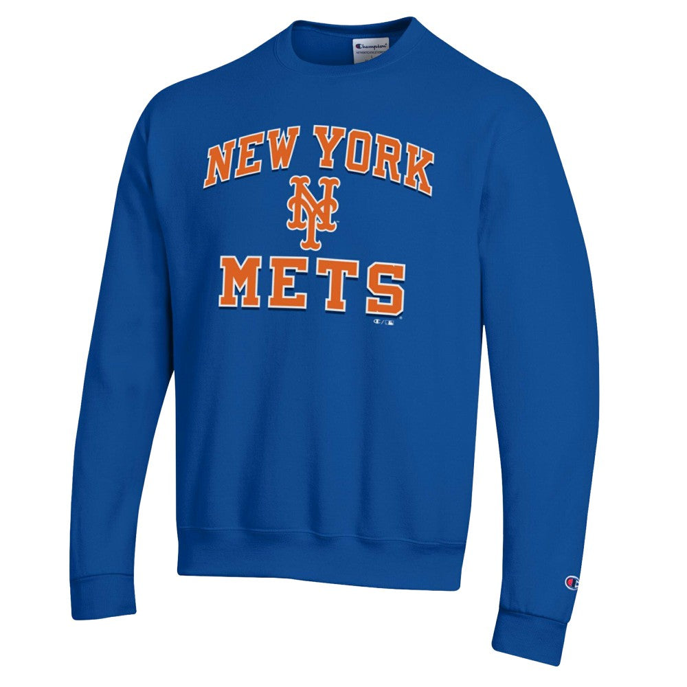 New York Mets Champion Heart & Soul Powerblend Sweatshirt - Royal