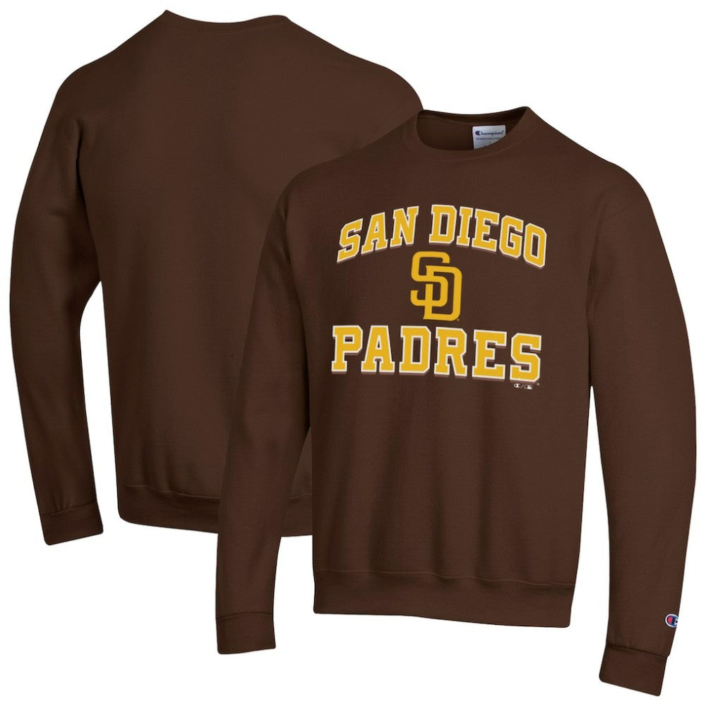 San Diego Padres Champion Heart & Soul Powerblend Sweatshirt - Brown