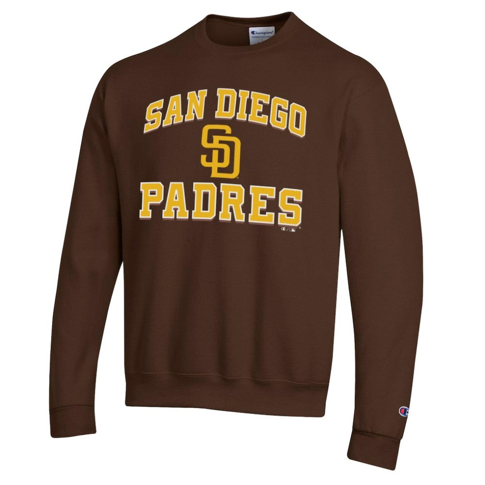 San Diego Padres Champion Heart & Soul Powerblend Sweatshirt - Brown