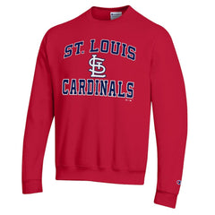 St. Louis Cardinals Champion Heart & Soul Powerblend Sweatshirt - Red