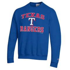 Texas Rangers Champion Heart & Soul Powerblend Sweatshirt - Royal