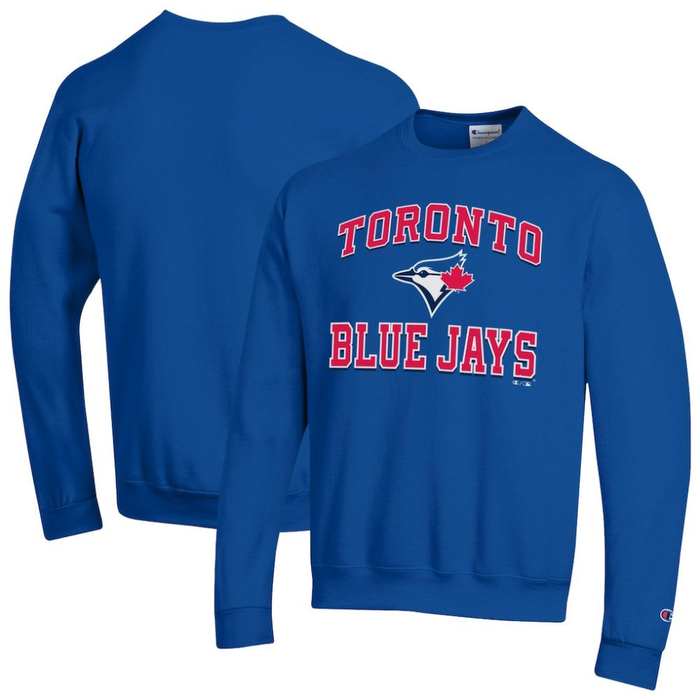 Toronto Blue Jays Champion Heart & Soul Powerblend Sweatshirt - Royal