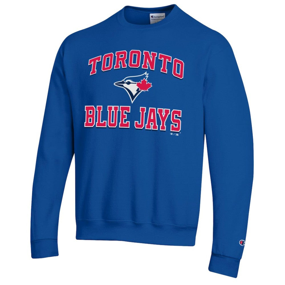 Toronto Blue Jays Champion Heart & Soul Powerblend Sweatshirt - Royal