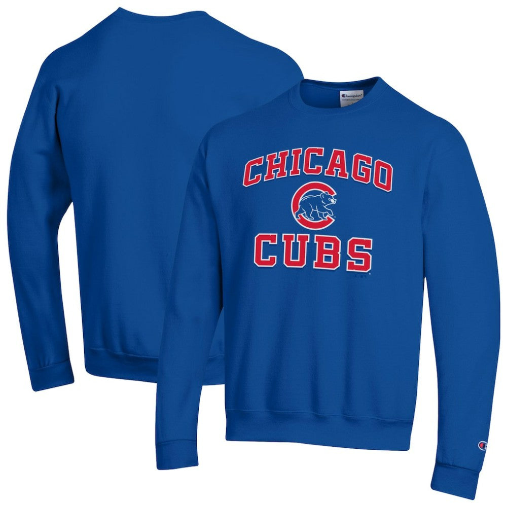 Chicago Cubs Champion Heart & Soul Powerblend Sweatshirt - Royal