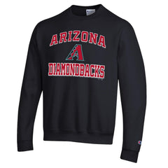 Arizona Diamondbacks Champion Heart & Soul Powerblend Sweatshirt - Black