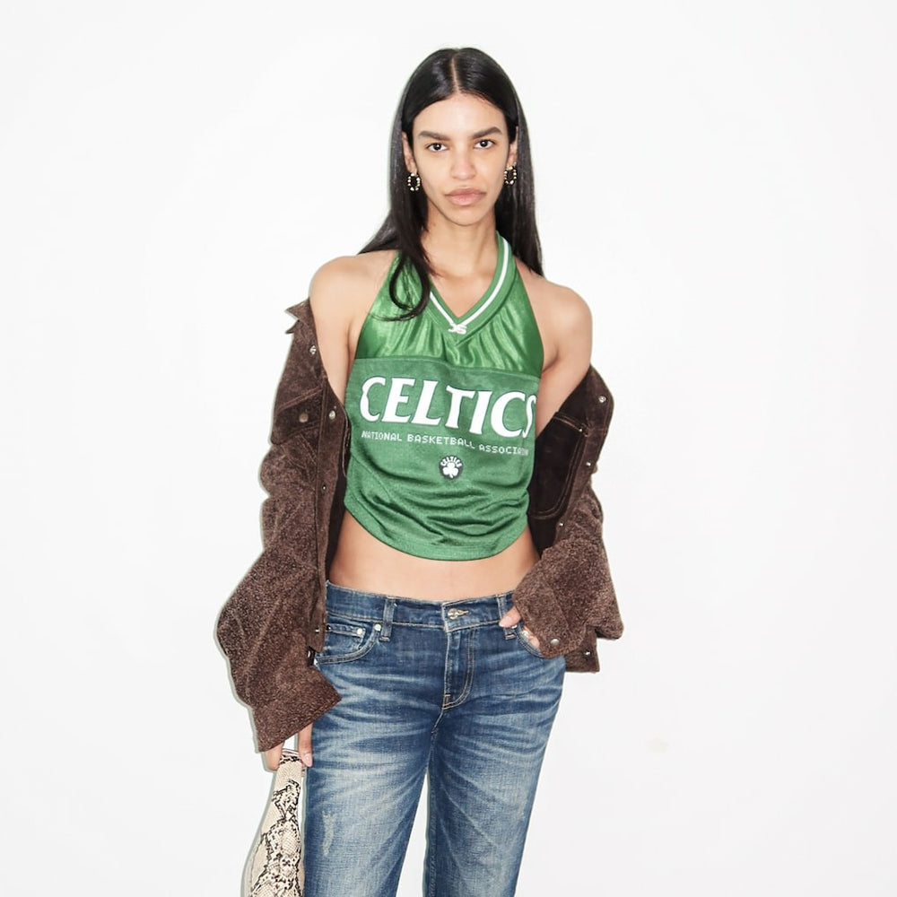 Boston Celtics Off Season x NBA Women's Halter Top - Kelly Green sale