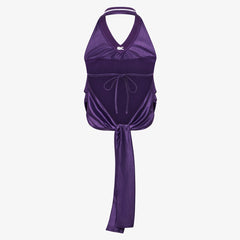 Los Angeles Lakers Off Season x NBA Women's Halter Top - Purple for sale