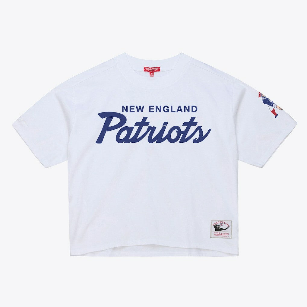 New England Patriots Women's Head Coach Cropped T-Shirt - White online