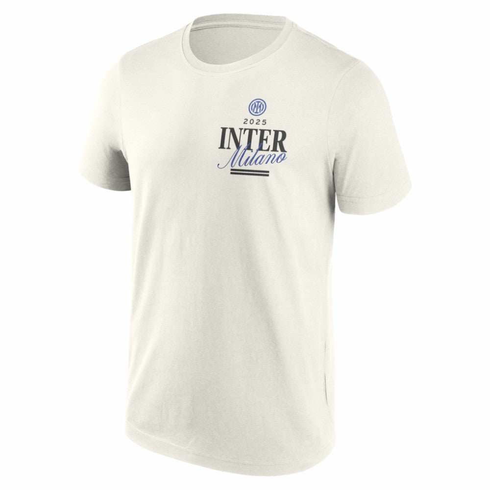 Inter Milan 2025 CWC US Tour T-Shirt - Cream | Fanatics shop