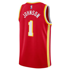Jalen Johnson Atlanta Hawks Unisex Swingman Jersey - Icon Edition - Red | Nike discount