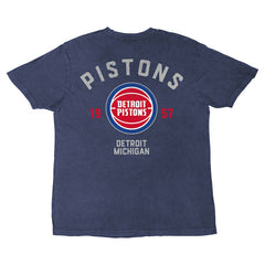 Detroit Pistons Stadium Essentials Unisex Get Back Vintage T-Shirt sale - Blue shop