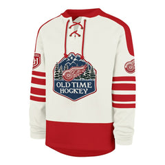 Detroit Red Wings '47 Pond Hockey Trio Eternal Lacer Sweatshirt Cream