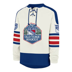 New York Rangers '47 Pond Hockey Trio Eternal Lacer Sweatshirt Cream