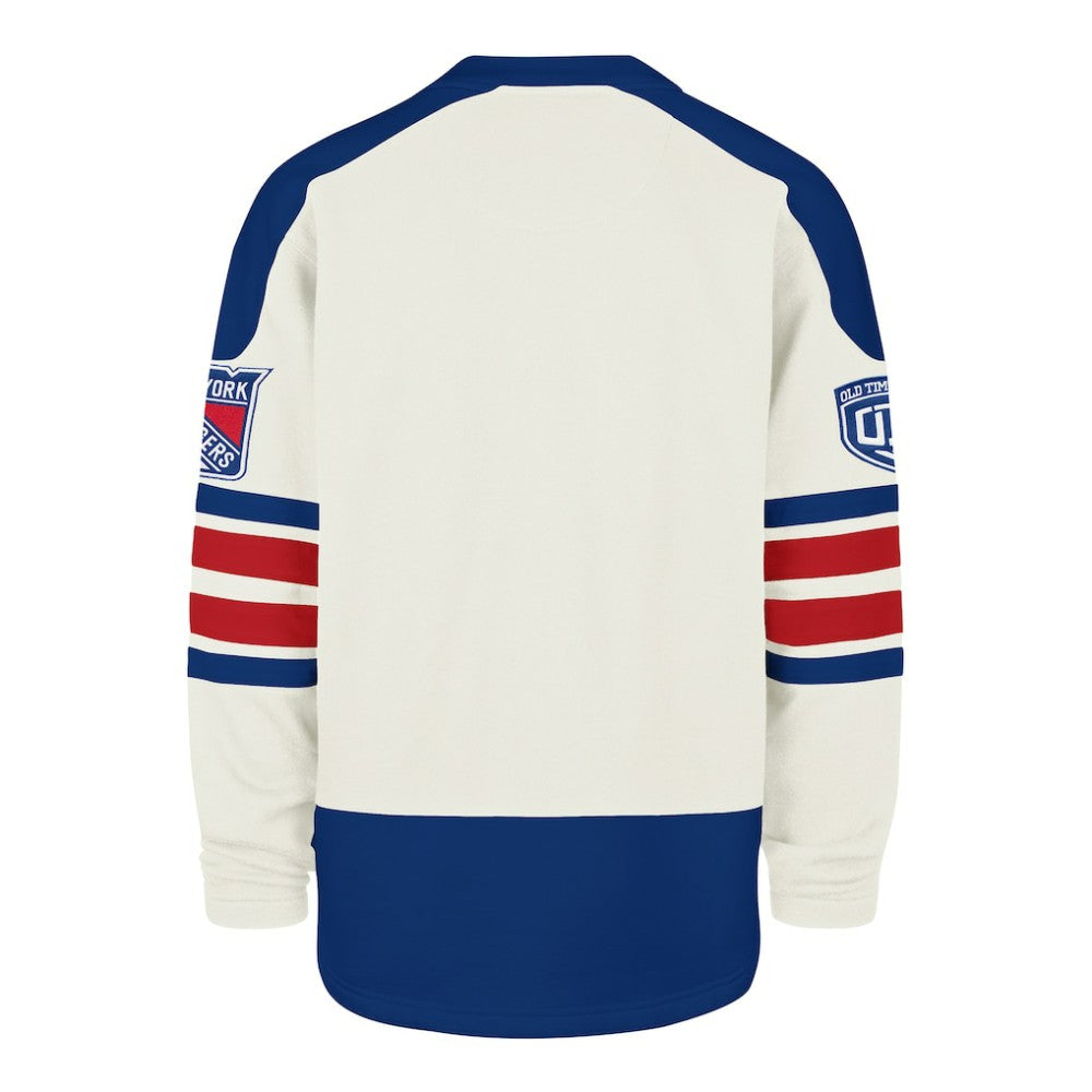 New York Rangers '47 Pond Hockey Trio Eternal Lacer Sweatshirt Cream