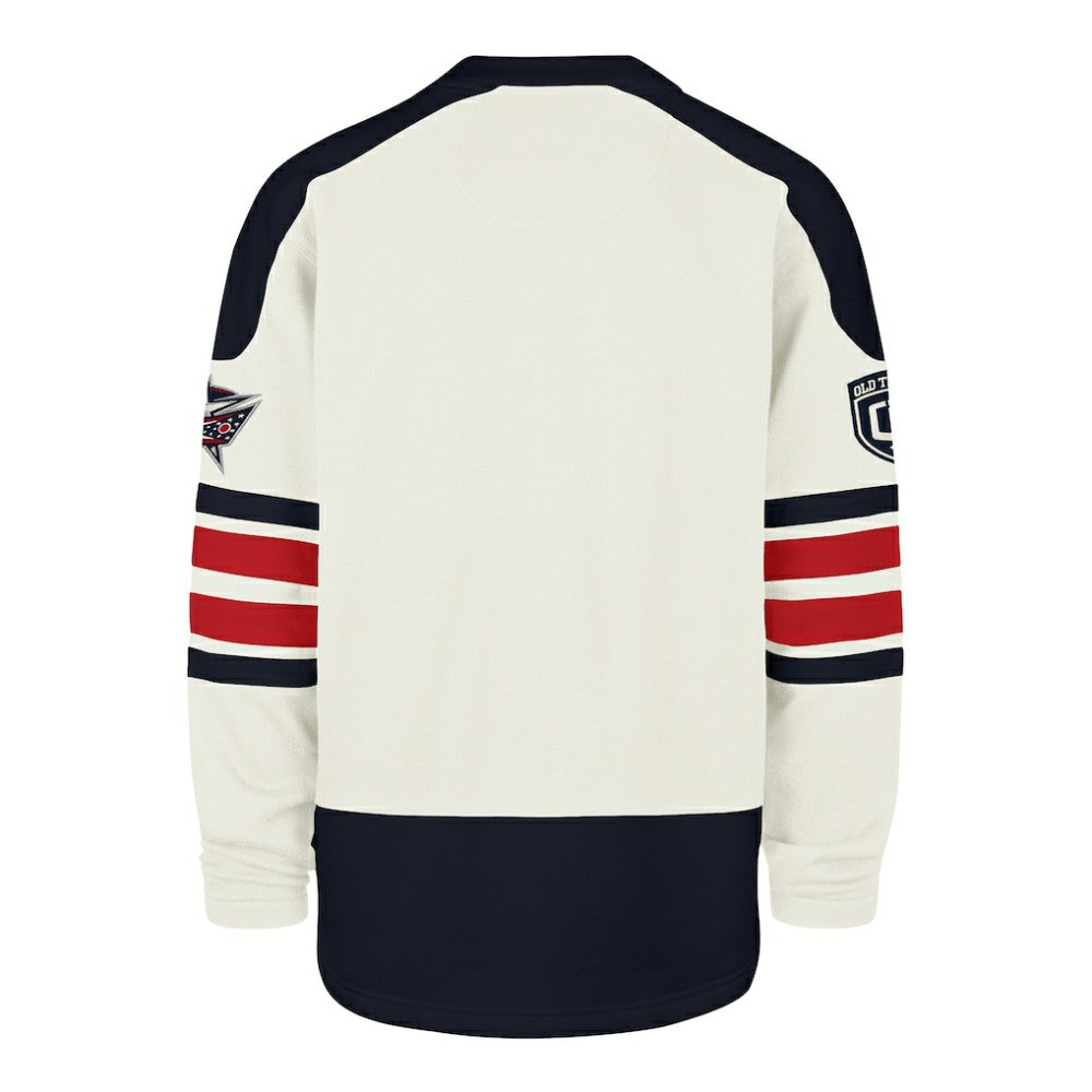 Columbus Blue Jackets '47 Pond Hockey Trio Eternal Lacer Sweatshirt Cream