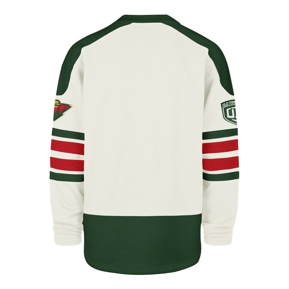 Minnesota Wild '47 Pond Hockey Trio Eternal Lacer Sweatshirt Cream