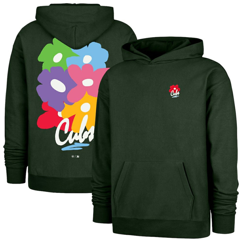 Chicago Cubs Gallery Foundation Hoodie - Dark Green | 47 brand
