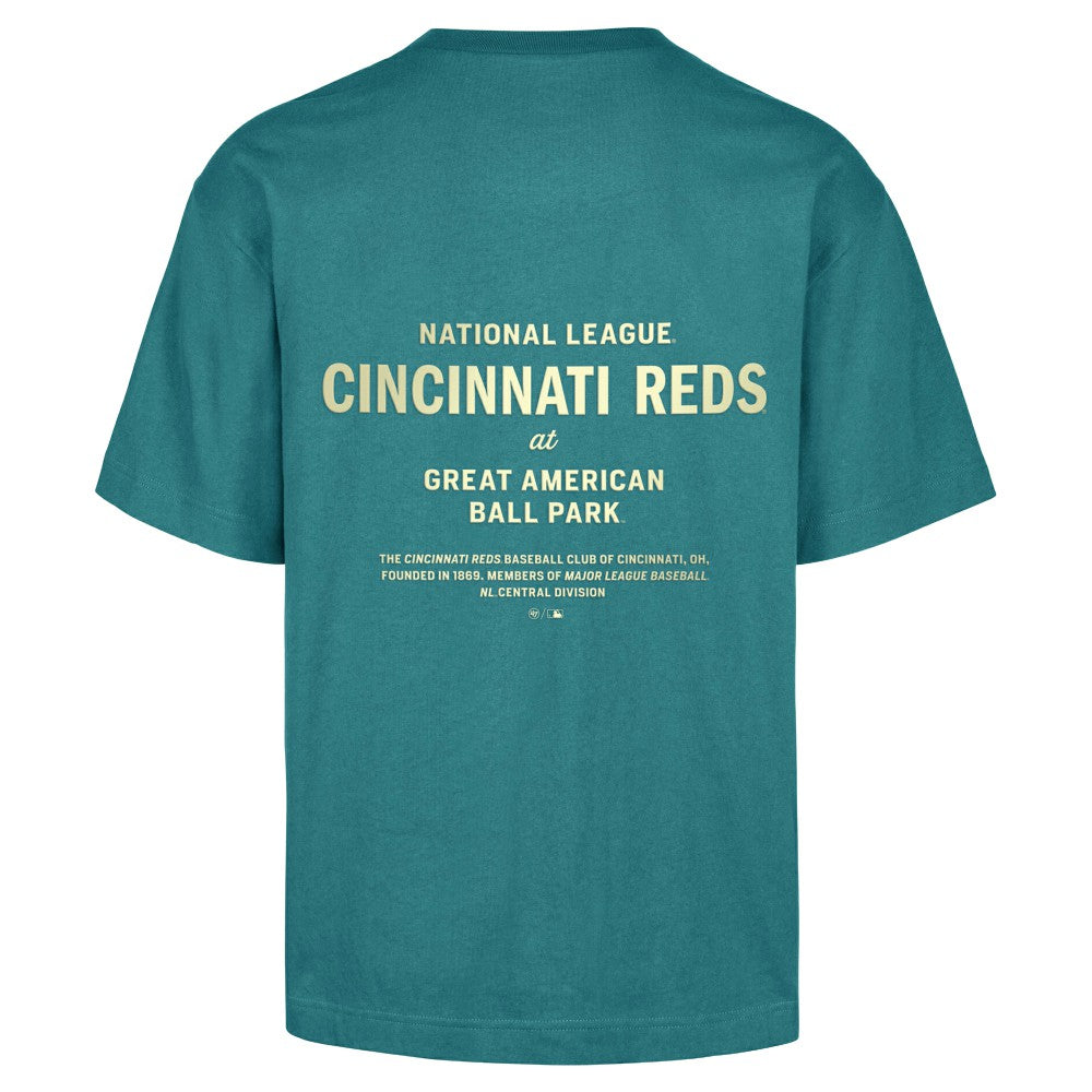 Cincinnati Reds Leon Foundation T-Shirt - Hunter Green | 47 brand