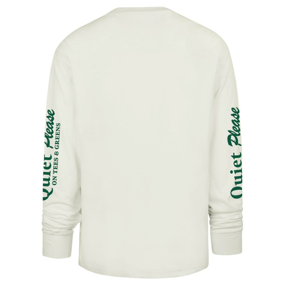 Chicago Cubs Quiet Please Foundation Long Sleeve T-Shirt - Cream | 47 brand