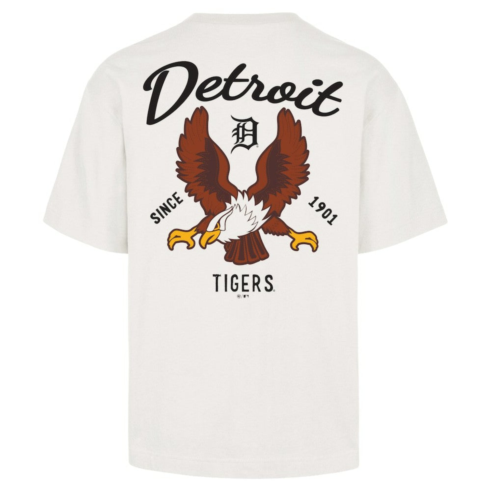 Detroit Tigers Souvenir Eagle Foundation T-Shirt - Cream | 47 brand