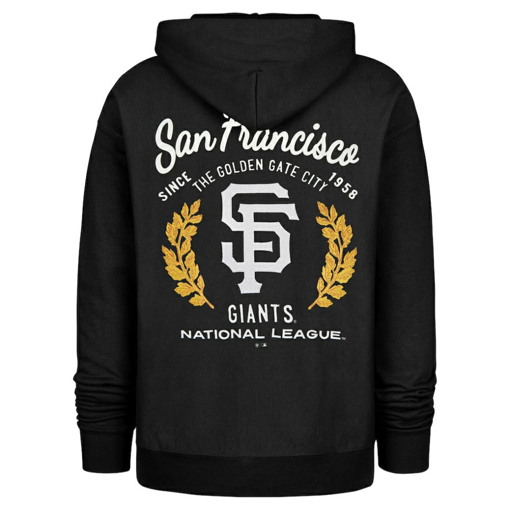 San Francisco Giants Souvenir Laurels Foundation Hoodie - Black | 47 brand