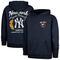 New York Yankees Souvenir Laurels Foundation Hoodie - Navy | 47 brand