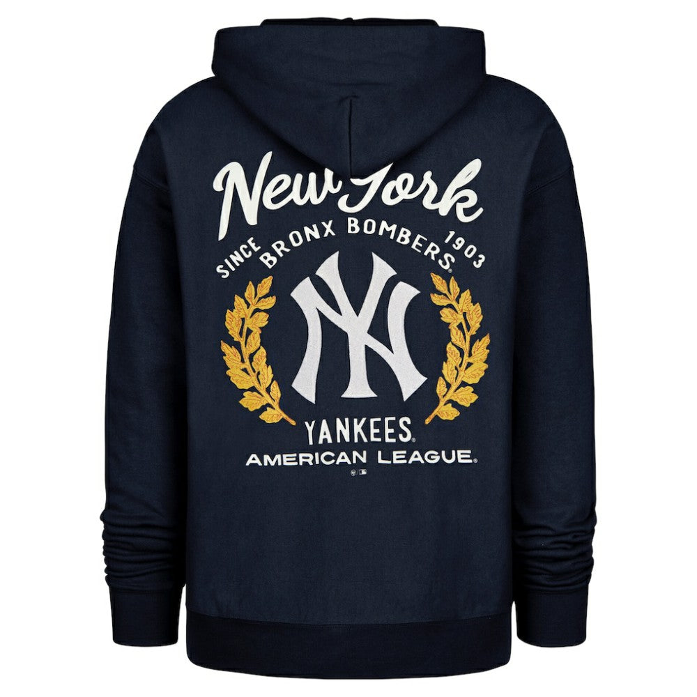 New York Yankees Souvenir Laurels Foundation Hoodie - Navy | 47 brand