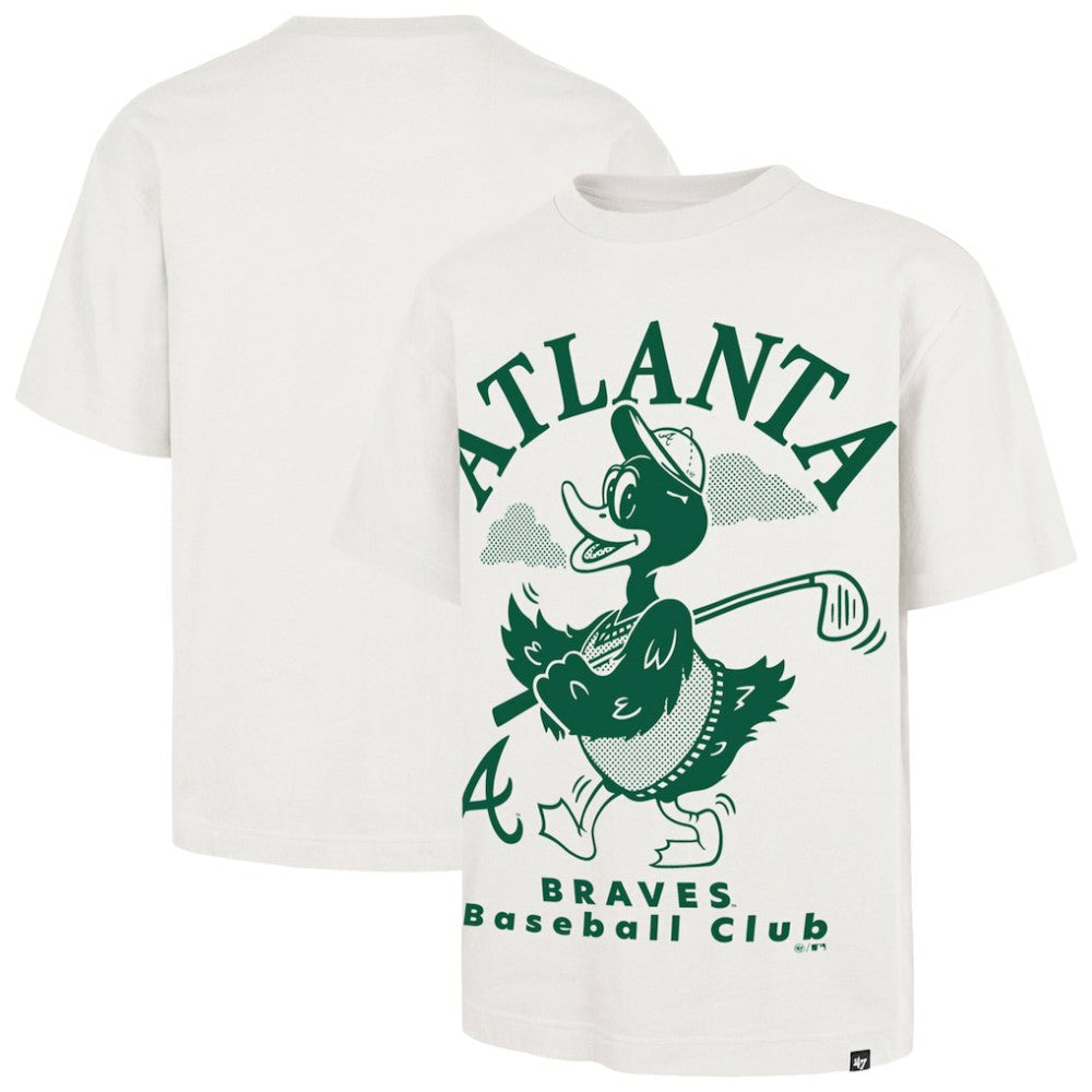 Atlanta Braves Strollin' Foundation T-Shirt - Cream | 47 brand