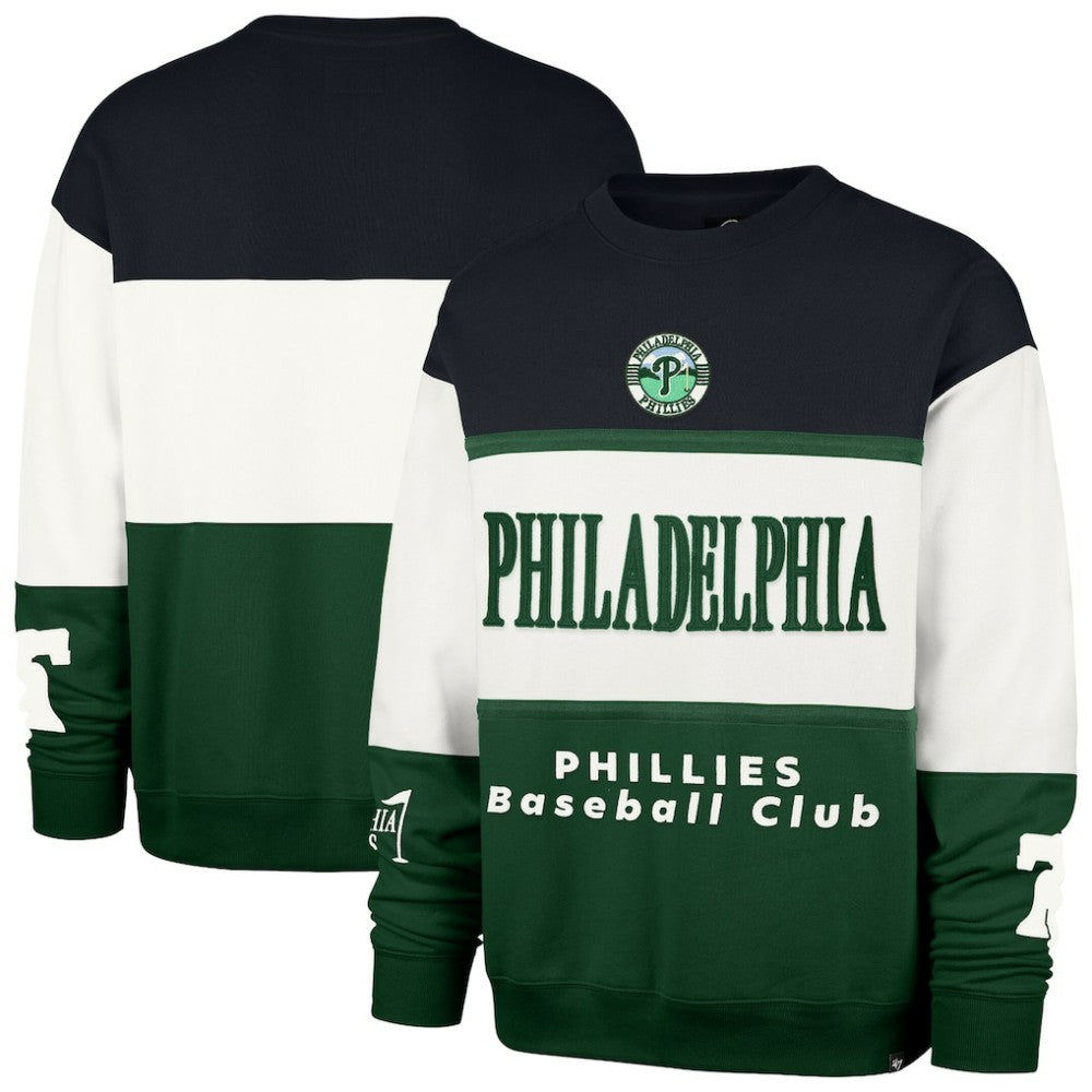 Philadelphia Phillies Tee Up Maximalist Fleece Sweatshirt - Green | 47 brand