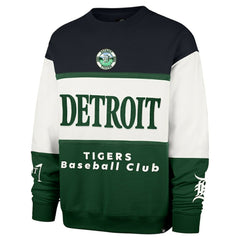 Detroit Tigers Tee Up Maximalist Fleece Sweatshirt - Green | 47 brand