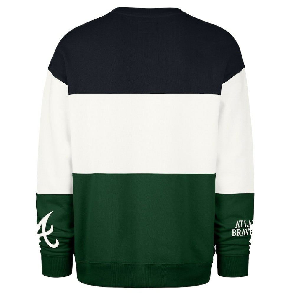 Atlanta Braves Tee Up Maximalist Fleece Sweatshirt - Green | 47 brand