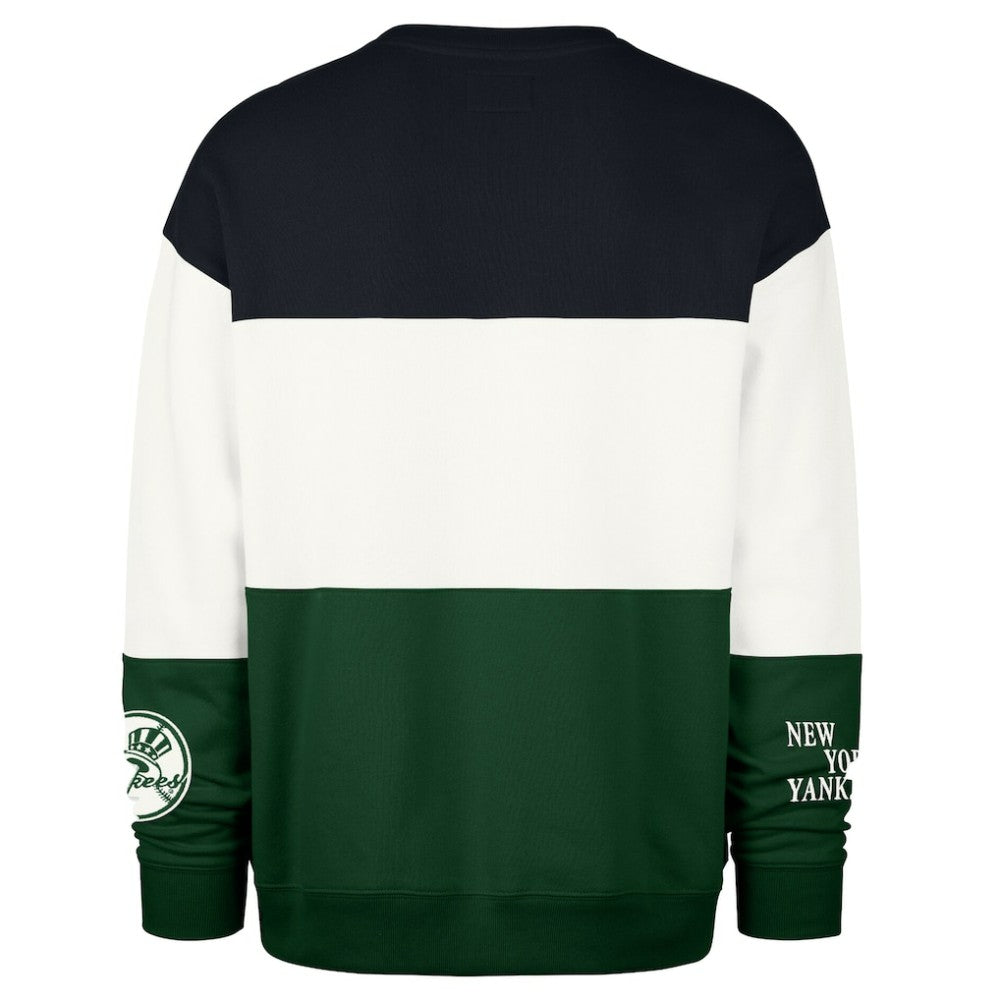 New York Yankees Tee Up Maximalist Fleece Sweatshirt - Green | 47 brand