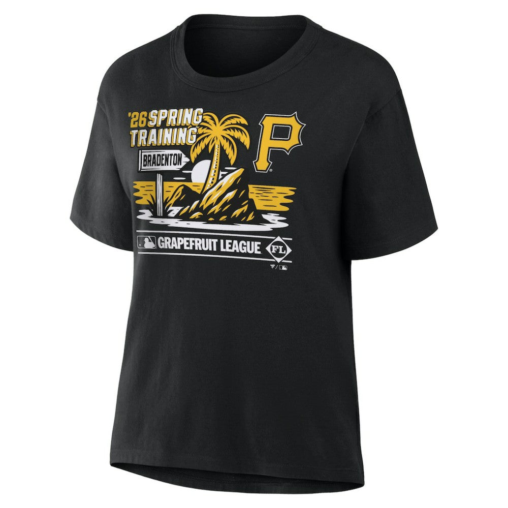 Pittsburgh Pirates Women's 2026 Spring Training Grapefruit League Hometown Special T-Shirt - Black