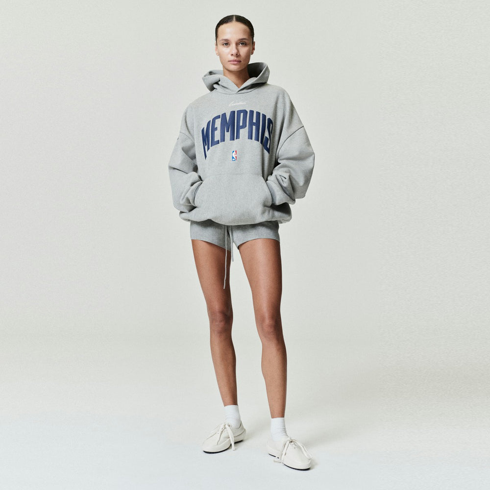 Memphis Grizzlies Fear of God x NBA Unisex 90s Hoodie - Heather Gray for sale