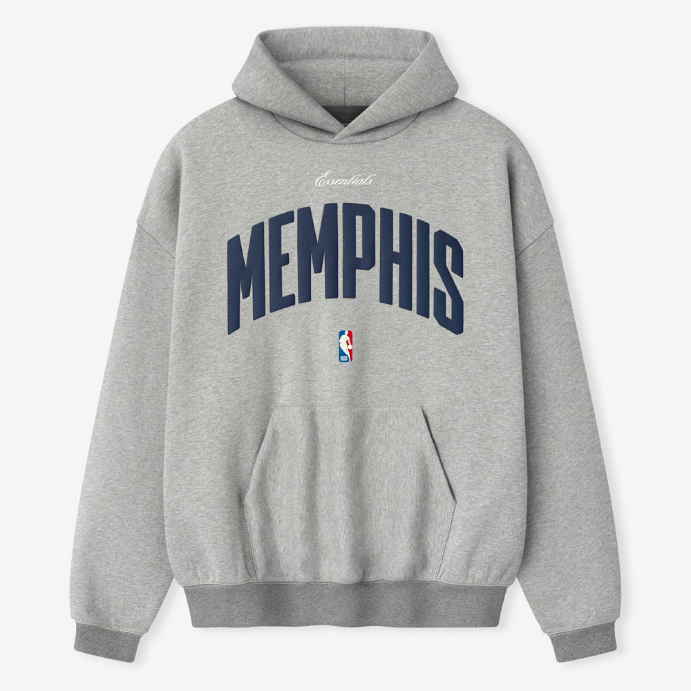 Memphis Grizzlies Fear of God x NBA Unisex 90s Hoodie - Heather Gray for sale