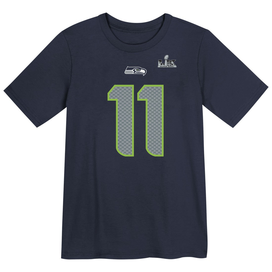 Jaxon Smith-Njigba Seattle Seahawks Preschool Super Bowl LX Patch Name & Number T-Shirt - College Navy | Nike discount