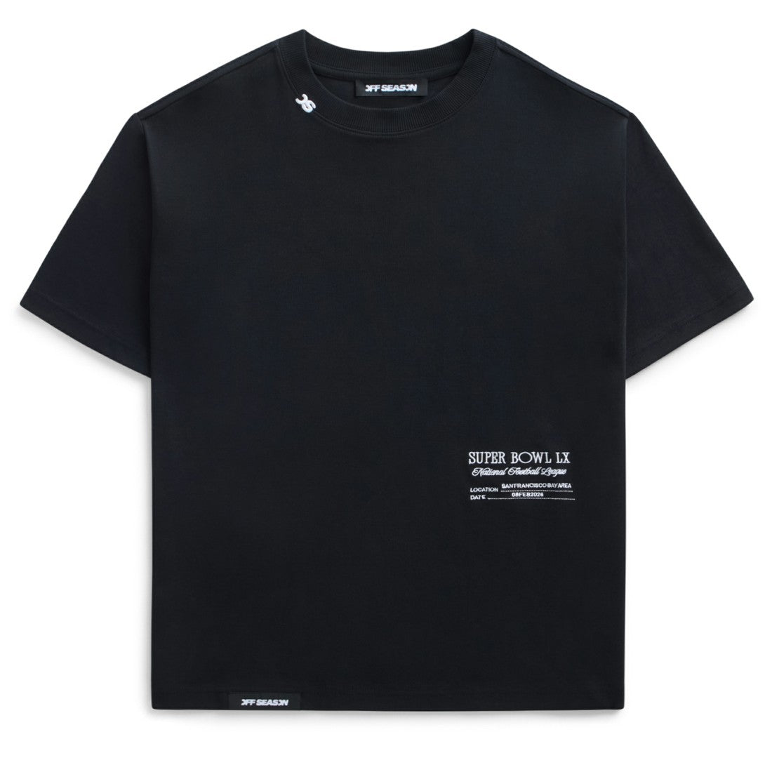 Off Season x NFL Unisex Super Bowl LX Graphic T-Shirt - Black on sale